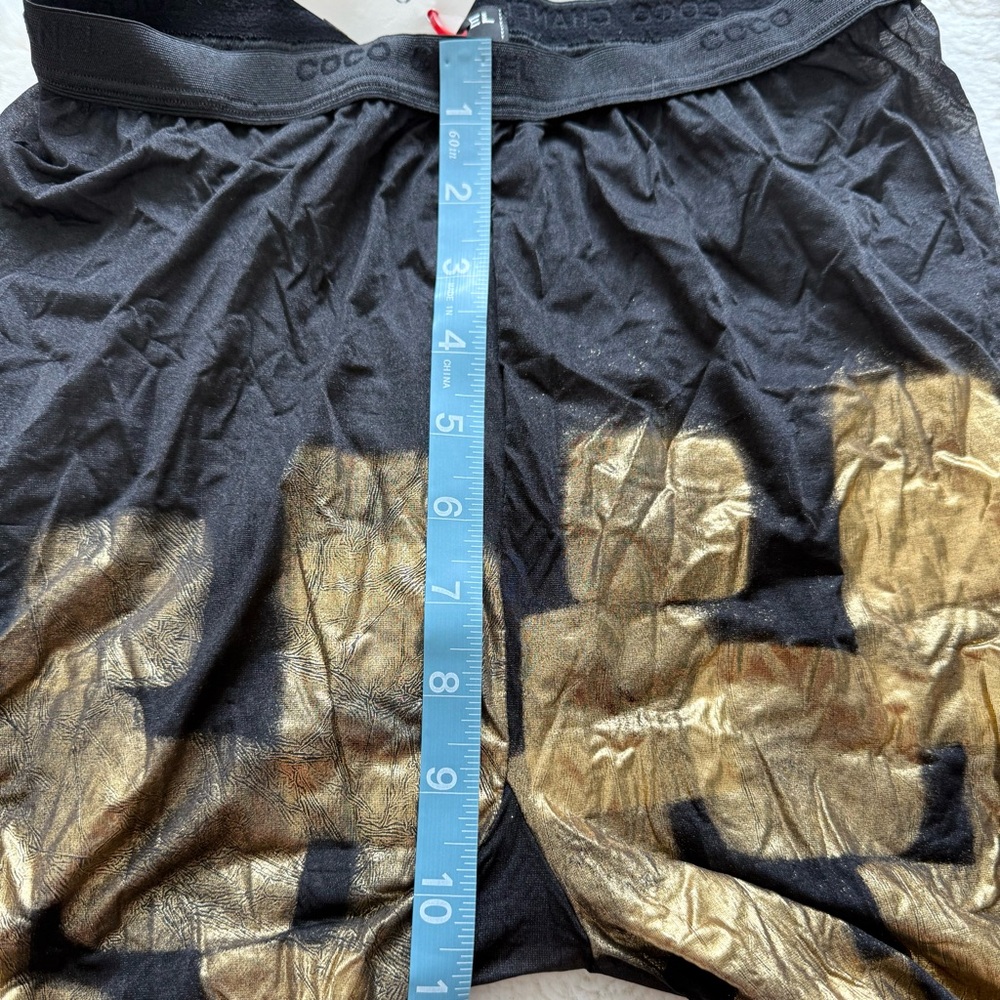 NEW!!! CHANEL metallic CC women tights size L Retail 1250$ - Picture 6 of 7